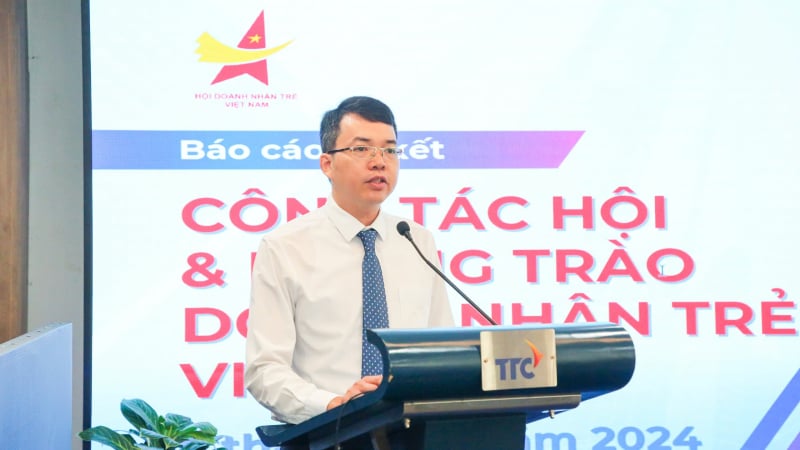 f625b3ce8273262d7f62-2015 Ông Nguyễn Duy Tụ, Phó Chánh văn phòng trung ương hội thông tin kết quả hoạt động 7 tháng đầu năm 2024 của Hội DNT