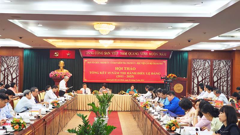 Tổng kết 15 năm thi hành Điều lệ Đảng