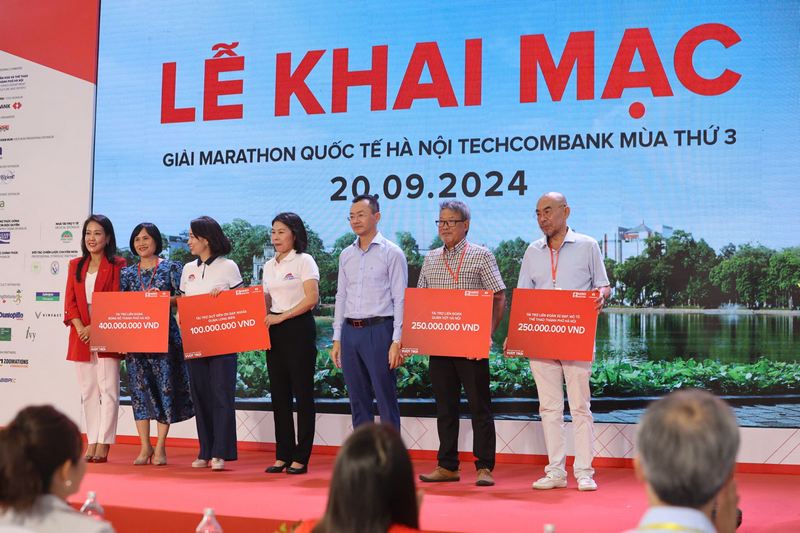 Giải Marathon Quốc tế Hà Nội Techcombank được xem là giải chạy Marathon biểu trưng của Thủ đô Hà Nội