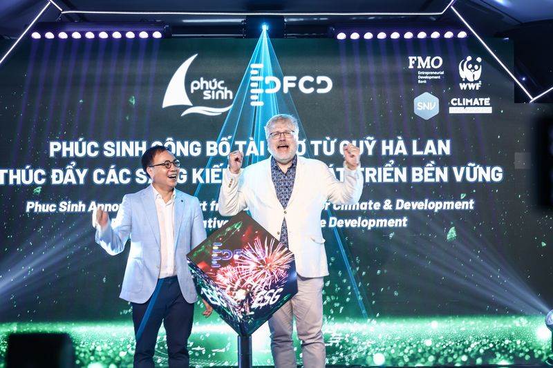 Phúc Sinh nhận tài trợ không hoàn lại từ DFCD về ESG & phát triển bền vững