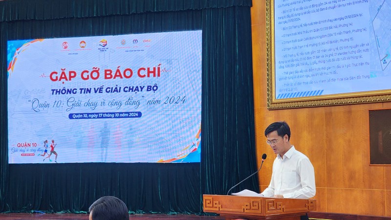 Quận 10 công bố Giải chạy vì cộng đồng hướng đến an sinh xã hội