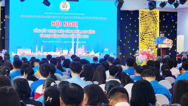 Công đoàn các Doanh nghiệp Công ích và Dịch vụ Thương mại TP HCM tổng kết hoạt động năm 2024