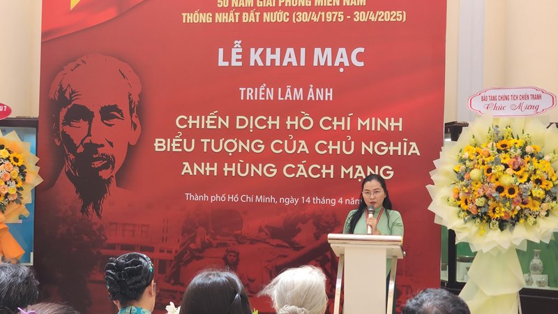 khai mạc triển lãm ảnh chuyên đề “Chiến dịch Hồ Chí Minh – biểu tượng của chủ nghĩa anh hùng cách mạng”.