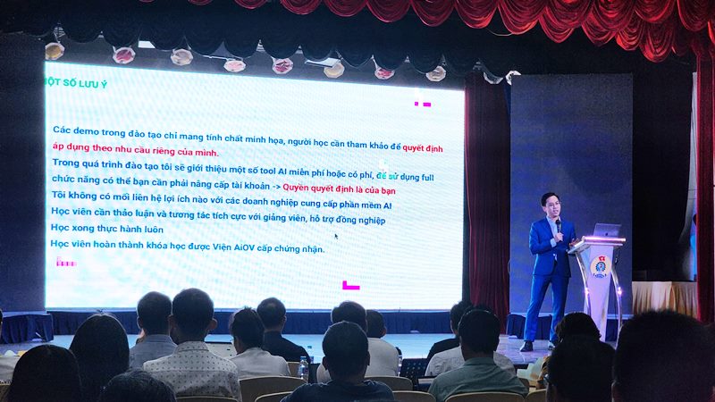 Trung tâm Trọng tài Thương mại Quốc tế Tiền Giang tập huấn không gian số tích hợp AI