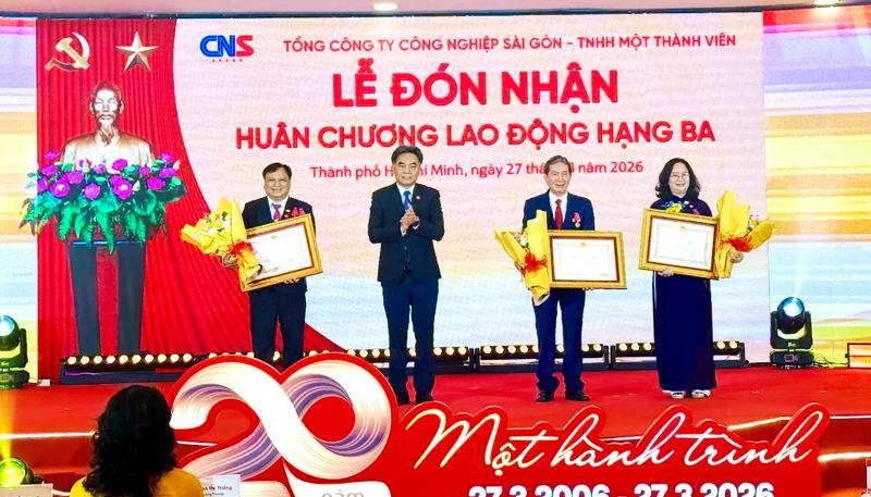Tổng Công ty Công nghiệp Sài Gòn (CNS) lễ kỷ niệm 20 năm Ngày thành lập
