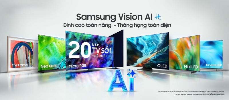 Samsung đặt cược vào Vision AI, tái định nghĩa trải nghiệm giải trí tại gia