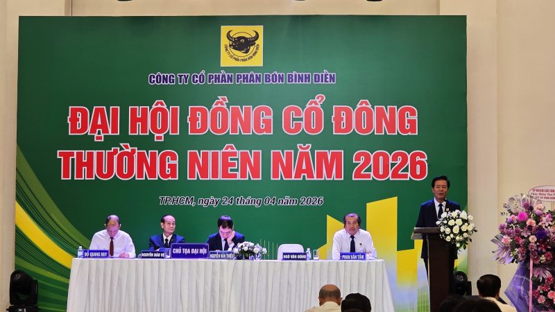 Phân bón Bình Điền đặt mục tiêu doanh thu gần 11.000 tỷ đồng năm 2026