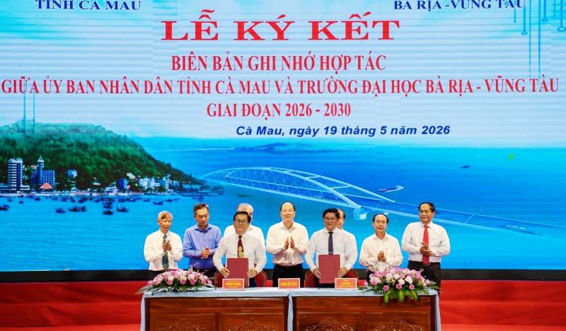 Cà Mau “đặt cược” tương lai kinh tế biển: BVU bắt tay địa phương đào tạo nhân lực quy mô lớn đến năm 2045