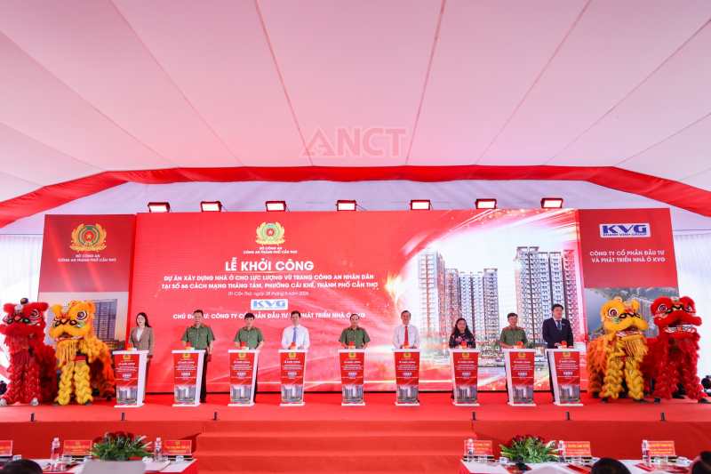 Sắp có đại đô thị gần 1.000 căn hộ cho công an tại trung tâm Cần Thơ