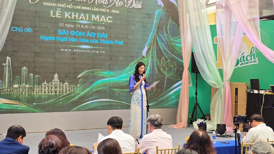 Mãn nhãn loạt hoạt động trải nghiệm tại Ngày hội Văn hóa Áo dài TP.HCM 2026