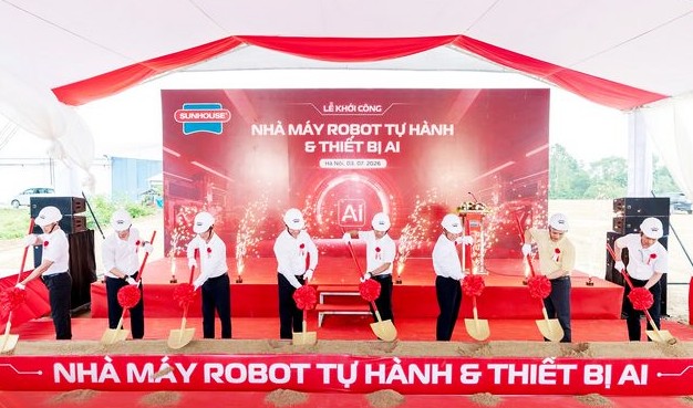 Nhà máy robot AI của SUNHOUSE thúc đẩy sản xuất thông minh tại Việt Nam