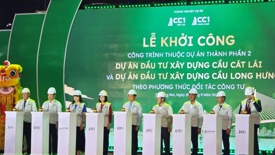 Cầu Cát Lái, Long Hưng cùng khởi công, tăng kết nối liên vùng