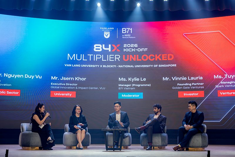 B71 Vietnam và Đại học Văn Lang ra mắt nền tảng đổi mới sáng tạo 84X