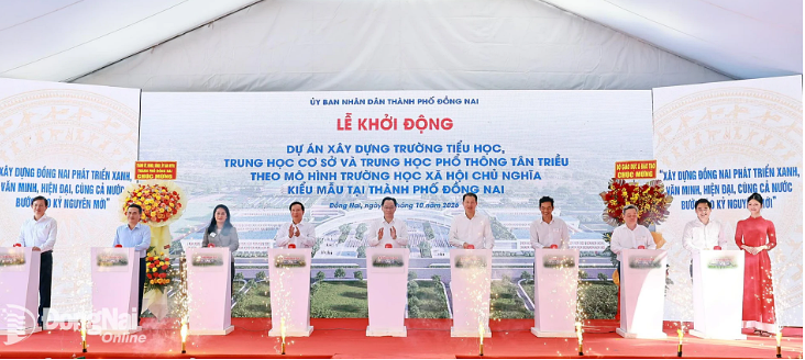 Đồng Nai khởi động dự án trường liên cấp kiểu mẫu 500 tỷ đồng